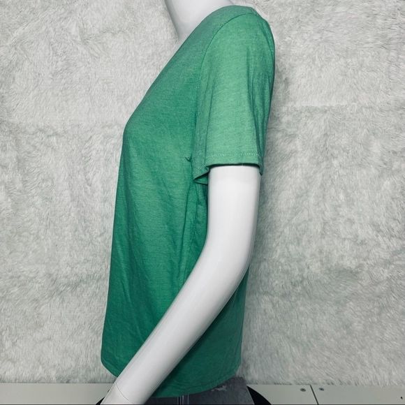 NWOT BP V-Neck Short Sleeve Tee S Green - Picture 6 of 14